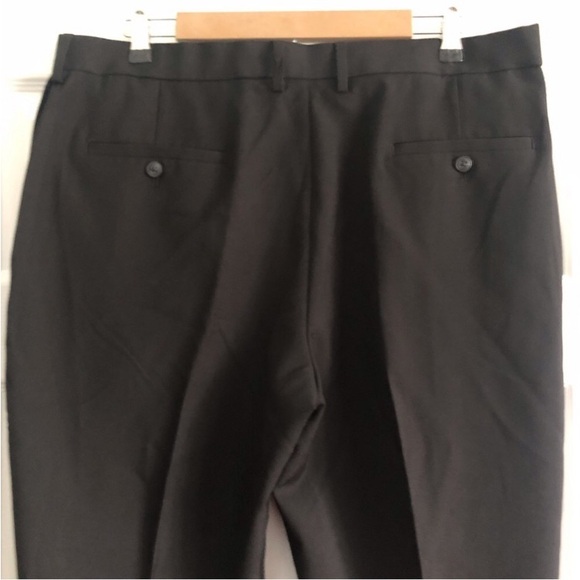 Hagger black classic fit Eclo Stria striped dress pants in size 38x30 - Picture 1 of 16